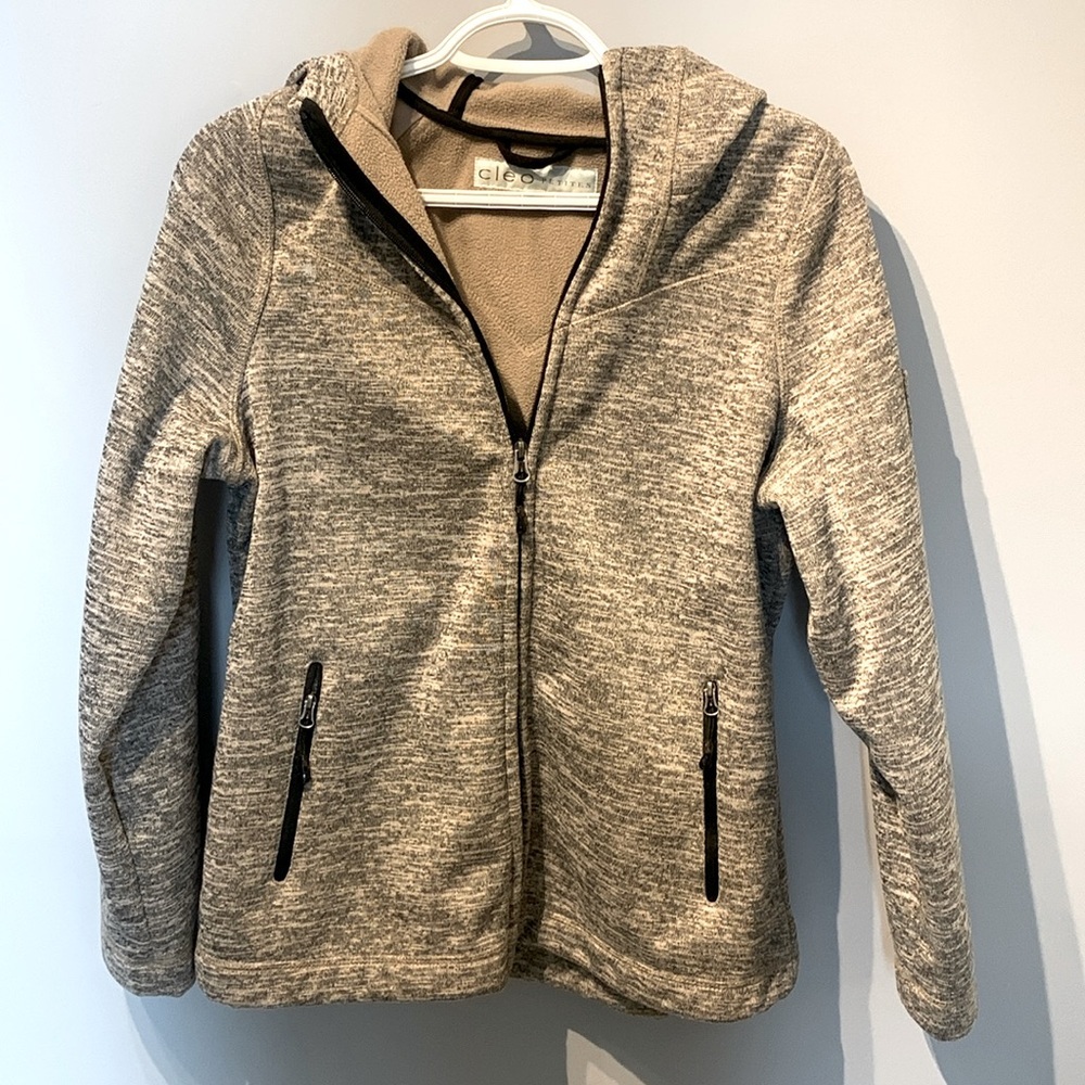 Cleo Petite Grey Heathered Jacket